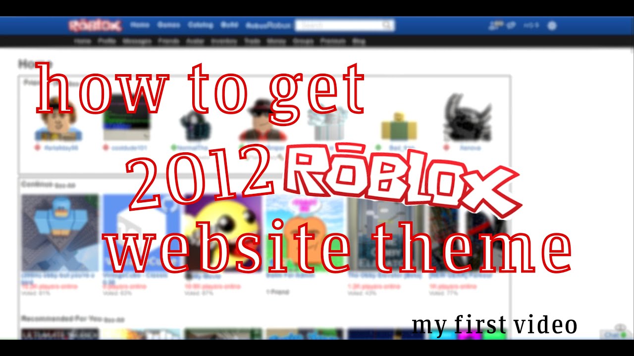 Roblox in 2012 - Web Design Museum