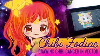 Zodiac Chibis - Cancer [ vector art ]