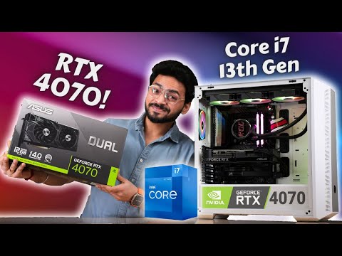 RTX 4070 Gaming PC Build 🔥 | Intel 13th Gen Core i7-13700 | 4K Gameplay & Benchmarks 🕹