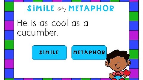 Simile and Metaphor for Kids