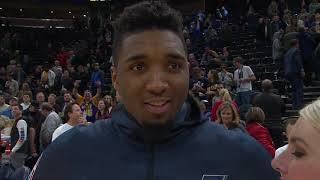 Donovan Mitchell talks about playing Dwyane Wade for the last time