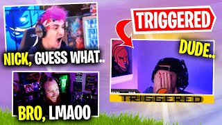 Ninja TRIGGERS Nickmercs By Saying THIS! (Fortnite Battle Royale)