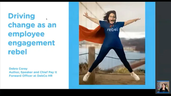 Debra Corey keynote - 'Driving change as an employ...