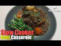 A Simple Slow Cooker Beef Casserole