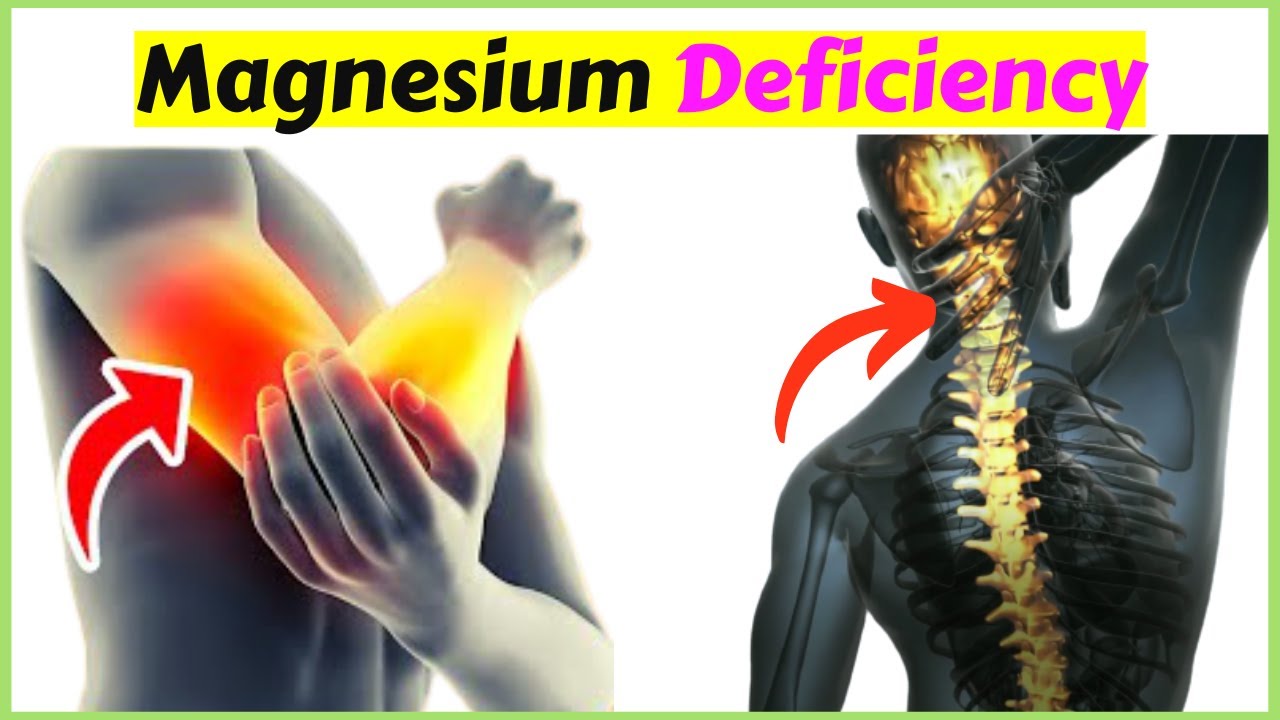 Magnesium Deficiency Symptoms Infographic