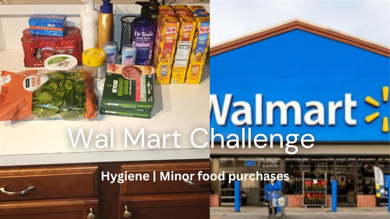 WAL MART CHALLENGE | I have $60 and a list... Do you think I got ...