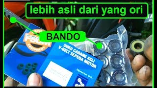 Review V-belt dan Roller Vario 125 FSCM Ternyata Isinya BANDO