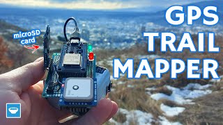 Nature Trail Mapper in KML format with ESP32, RYS352A GPS Module and microSD card logging