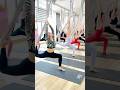Aerial Backbend:) #aerialyoga #youtubeshort #youtube #airyoga #backbend #yogagirl #viralvideo #fit