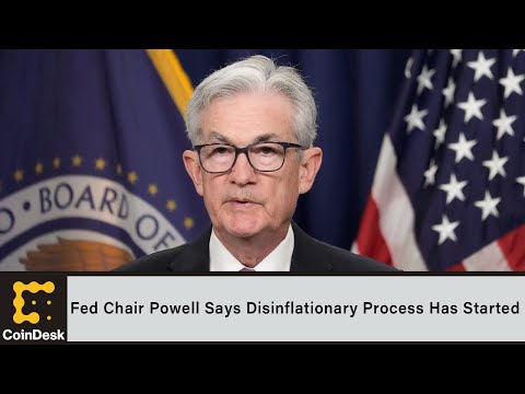 Fed chair powell says disinflationary process has started