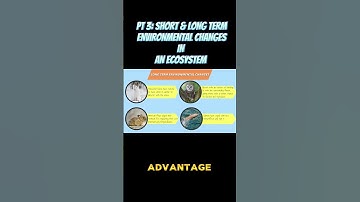 PART 3 : Ecosystem Evolution: Short vs Long-Term Changes #ecosystem #environmental #science
