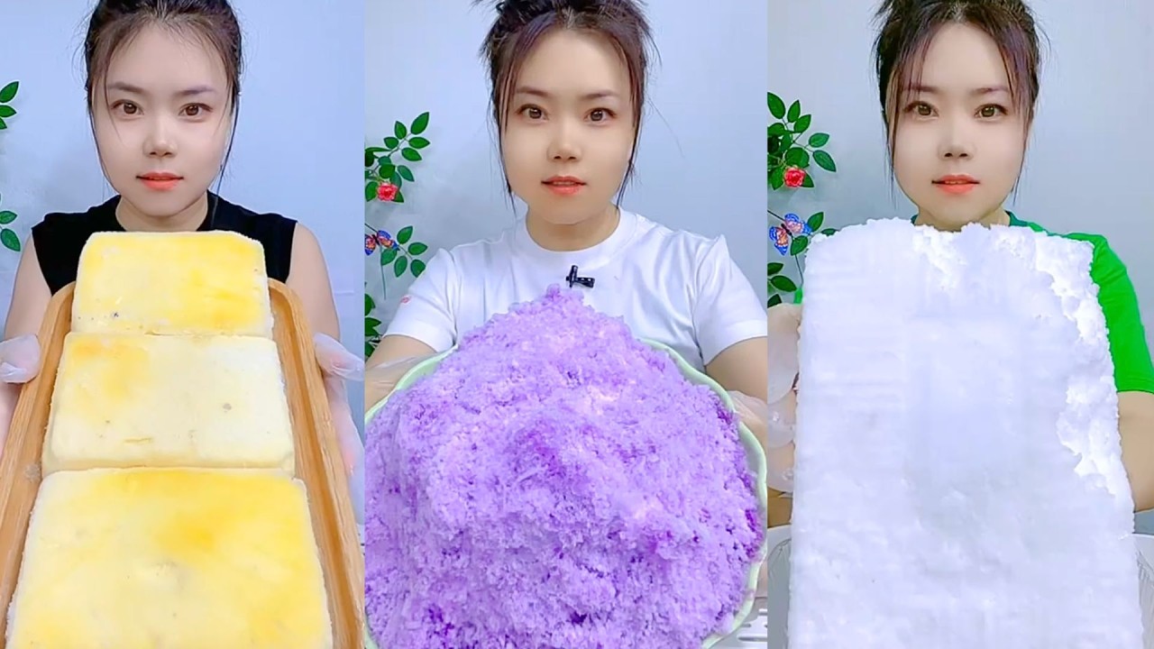 Homemade Traditional Chinese Ice Eating Show #82