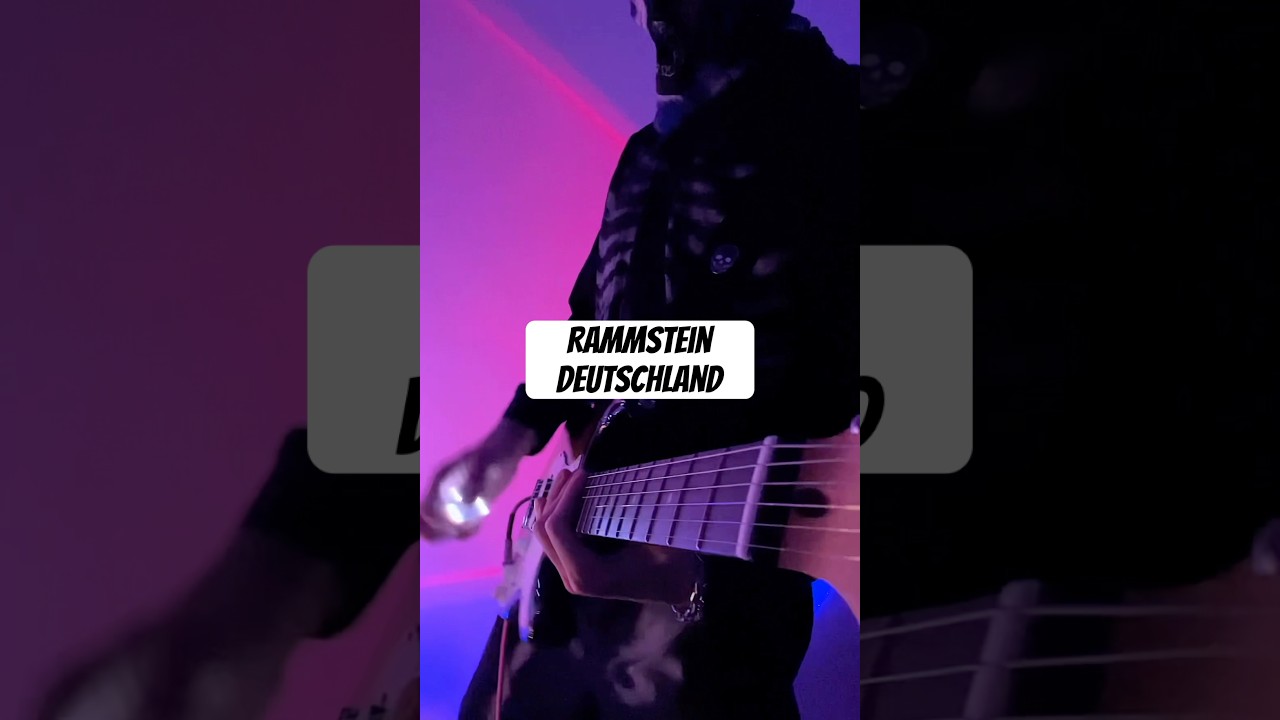 Rammstein - Deutschland / Guitar Cover #rammstein #guitarcover
