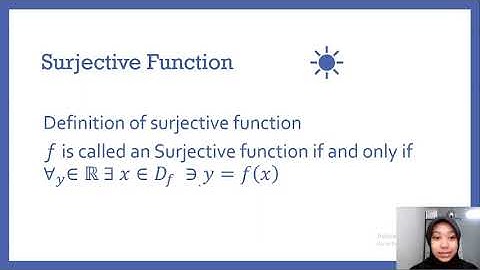 Prove injective and surjective function with algebra and geogebra