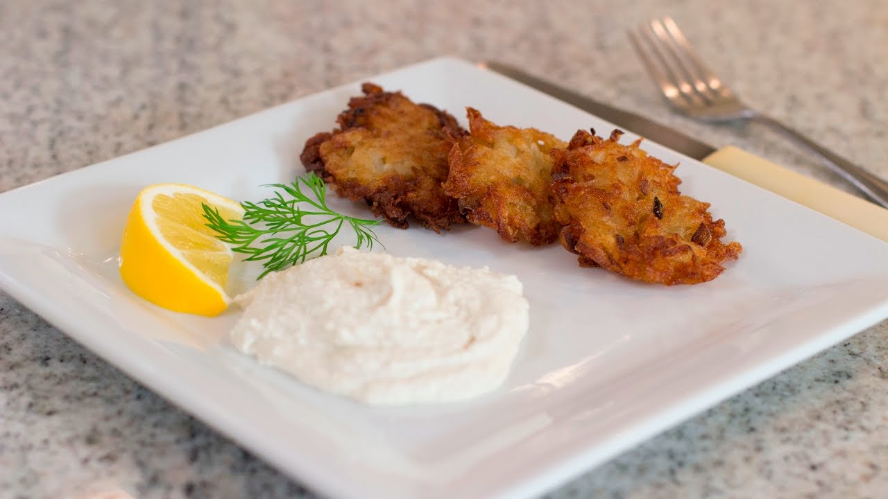 The BEST Way to Make Flavorful European LATKES // Simple and Vegan - YouTube