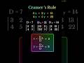 cramer,s Rule #easy #viralshort #trendingshorts