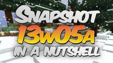 Minecraft Snapshot 13w05a In A Nutshell - Multi-layer Snow & Team Scoreboards!