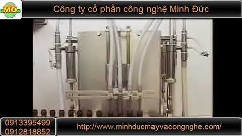 Máy chiết dung dịch chính xác  - CTCP Công Nghệ Minh Đức