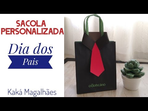 Sacola Personalizada Dia dos Pais / Kaká Magalhães