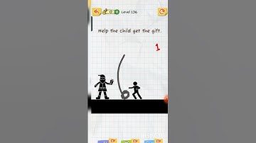 help the child get the gift #draw2save #games #shorts