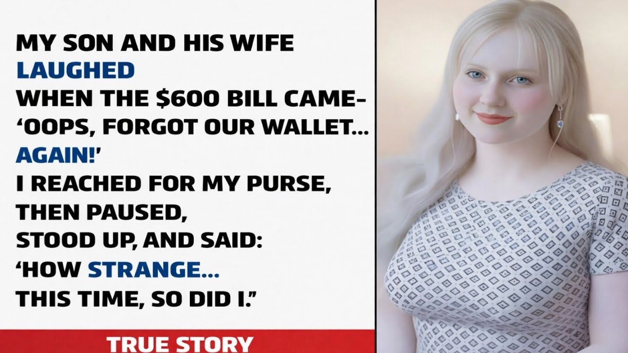 My Son’s Family “Forgot” Their Wallet — Then Laughed While I Paid for Everyone/ true story