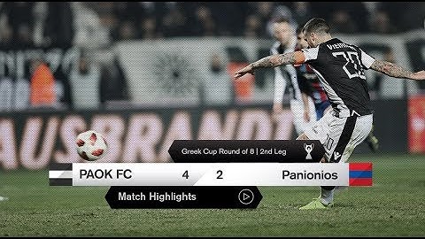 Τα στιγμιότυπα του ΠΑΟΚ-Πανιώνιος - PAOK TV