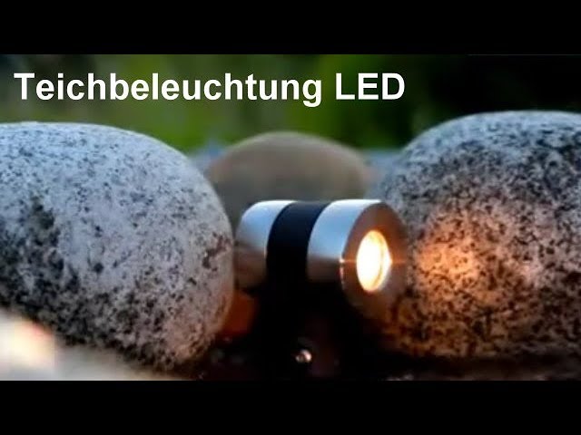 Video zauberhafte für Teichbeleuchtung mit - Lichtakzente - - Teichbeleuchtung Eine LED YouTube Teichleuchten