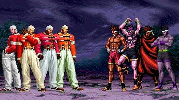 [KOF Mugen] Yashiro Nanakase Team vs Joe Higashi Team