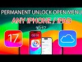👀😍 Permanent Unlock iCloud on Any iPhone/iPad Open Menu iOS 17/16/15|Solution iPhone Forget Password