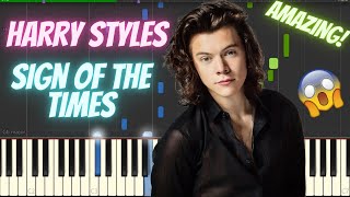 Harry Styles - Sign Of The Times Piano Tutorial By Pianoland