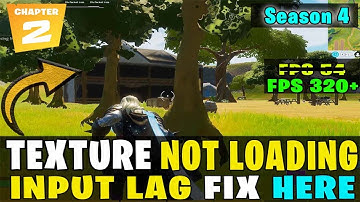 Fortnite Textures Not Loading & Game Not Rendering Issue Fix in Fortnite Chapter 2 Season 4