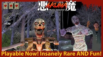 Akuma Mortis Immortal Is Playable NOW! One of the Rarest Arcade Games Ever is Here!