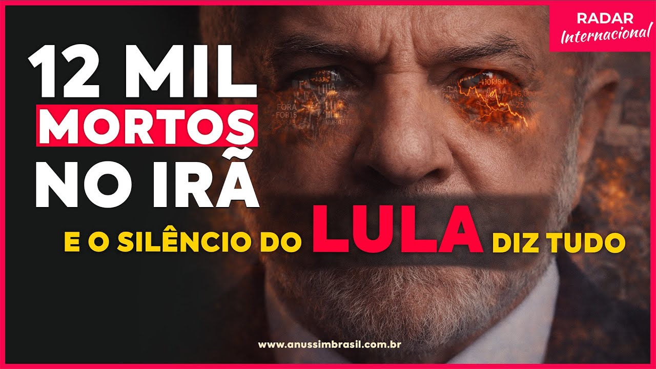 CHOCANTE: 12 MIL Mortos no Irã — e o Silêncio de Lula Diz Tudo