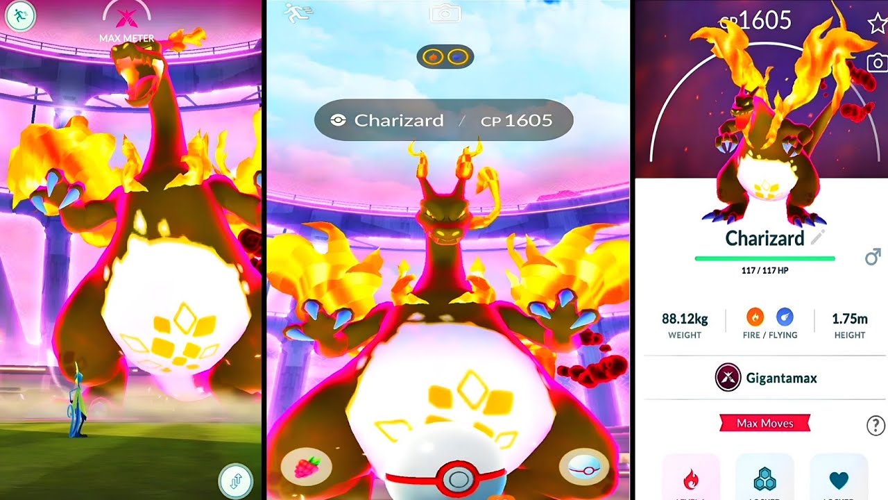 Finally completed my first Gigantamax charizard raid 