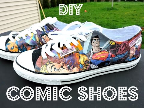 converse marvel comic shoes