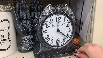 Gemmy animated EmoteGlow Gray Bat Clock