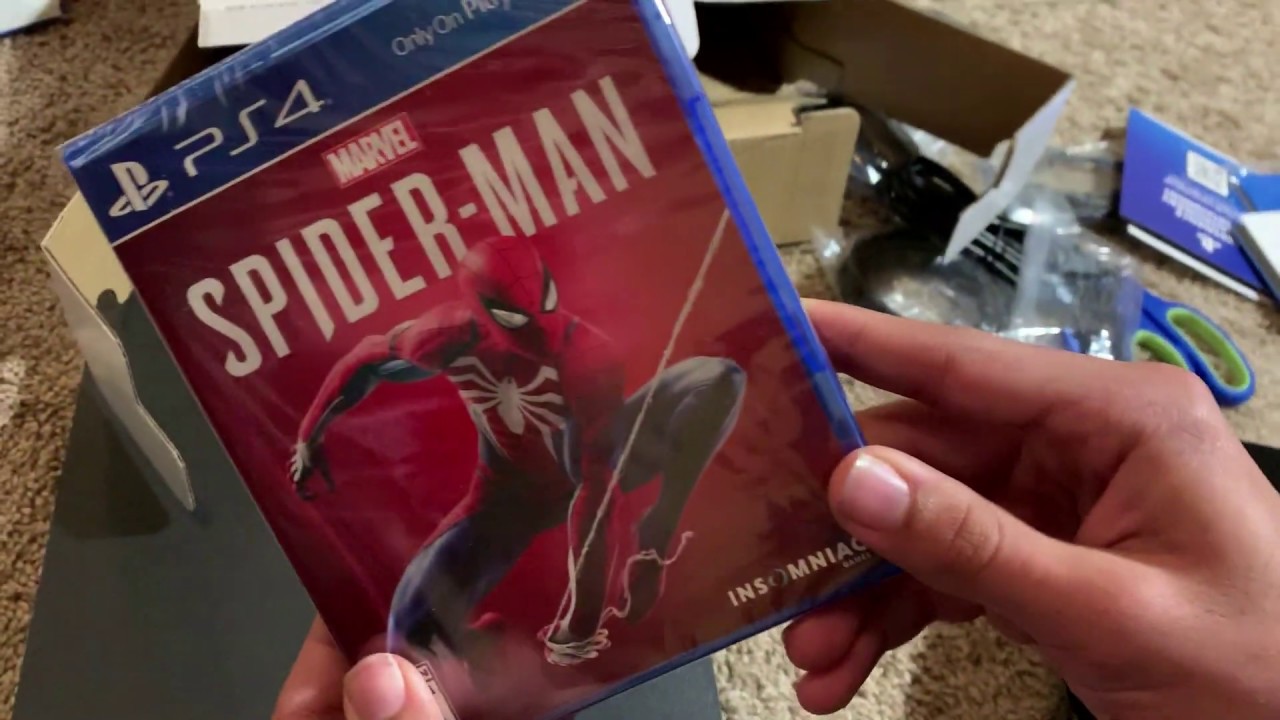 Spider Man PS4 Slim *BLACK FRIDAY BUNDLE* Unboxing YouTube