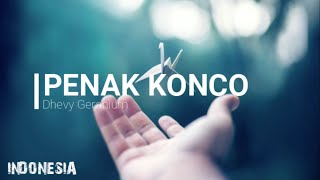 Guyon Waton -PENAK KONCO cover Dhevy Geranium (original musik lirik)