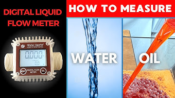 Water Sparks Digital Liquid Flow Meter NEW !