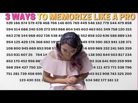 Video: How To Remember A Number