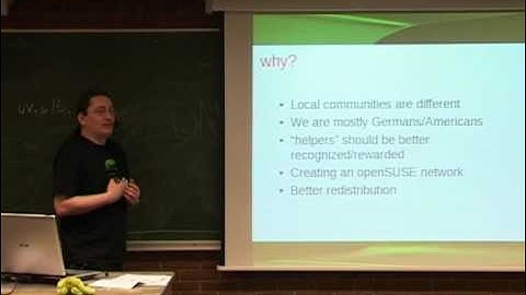 FOSDEM 2009 openSUSE Community