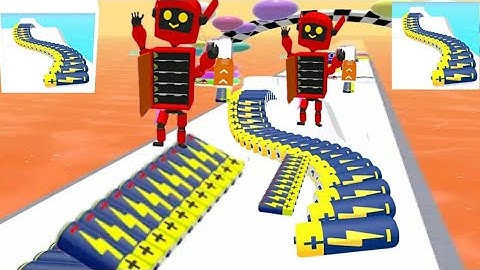 Battery Run Max Level Game ios,Android New Trailer update All Gameplay Mobile Walkthrough BVUDYIW