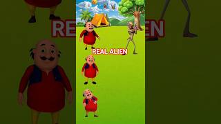 ​KISKE PEECHE CHHUPA HAI ASLI ALIEN? 👽 | MOTU KI PAHELIYAN | HINDI RIDDLES #SHORTS #motupatlu