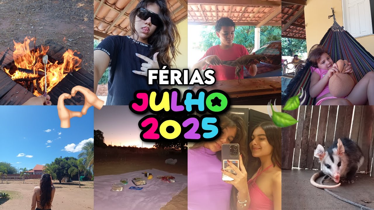 Registros férias de julho 2025💞
