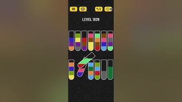 Water sort puzzle level 1829