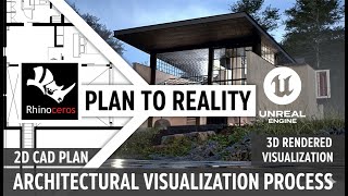 This House Was Built From A 2D Cad Drawing Using The Rhino3D To Ue5 Archviz Workflow