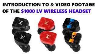 Checking out the NEW $1000 Louis Vuitton Wireless Earphones