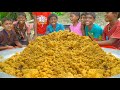 Fried Fish Eggs Recipe - Kids Picnic - Some Boys Cooking Fish Eggs in Village - Choruivati