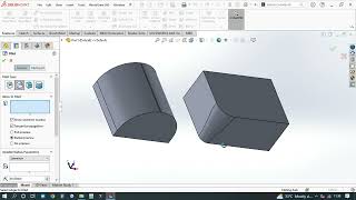 Solidworks tutorial feature fillet & chamfer