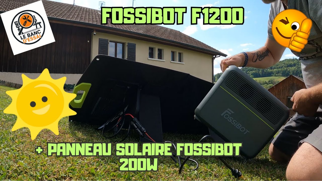 FOSSIBOT F1200+ PANNEAU 200W #geekbuying